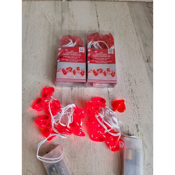 Valentine day heart mini string light love set decor home - Picture 4 of 6